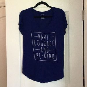 Apt 9 V-neck graphic tee